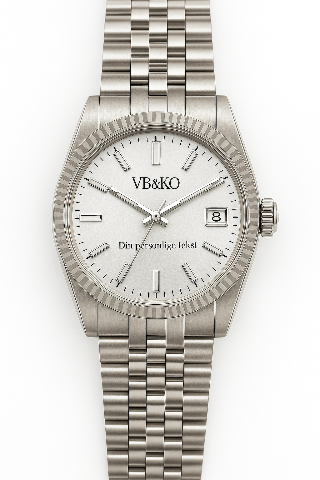 VB&KO Custom Automatic – Håndlaget dameklokke med personlig tekst